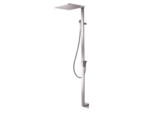 VEHLA 00-1102-CR/00-1103-CR - Wall-mounted shower panel with overhead shower - Shower panel by Carimali