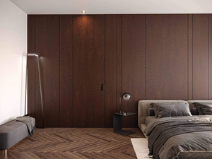 BOY LINEARE - Wooden boiserie - Paneling by CARMINATI SERRAMENTI