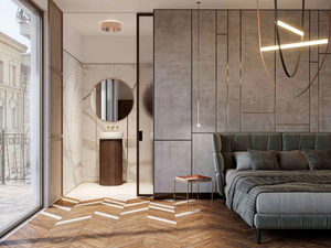 BOY VELLUTO - Wooden boiserie - Paneling by CARMINATI SERRAMENTI