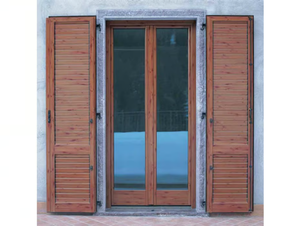 PASSIVE 120 - Aluminium and wood patio door - Door by CARMINATI SERRAMENTI