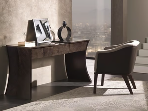 CARTESIO SCURA - Wooden dressing table - Table by Carpanelli