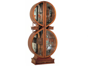 CHIAVE DI VIOLINO - Cherry wood display cabinet - Cabinet by Carpanelli