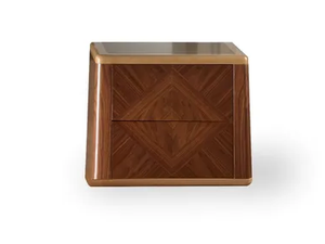 DESYO - Rectangular wooden bedside table - Side table by Carpanelli