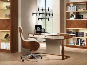 DESYO - Wooden secretary desk with drawers - Desk by Carpanelli