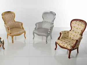 LA NONNA - Upholstered armchair - Armchair by Carpanelli