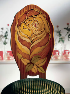 ROSA GIALLA - Mahogany chair - Chair by Carpanelli