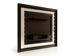6145 - Wall-mounted wood and glass TV cabinet - Cabinet by Carpanese Home