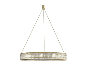 7585 - 7586 - Pendant lamp with crystals - Ceiling lamp by Carpanese Home
