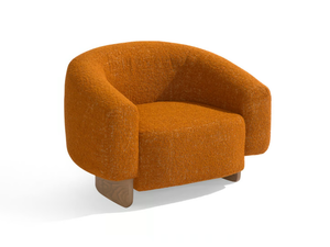BETTY - Fabric armchair with armrests - Armchair by Carpanese Home