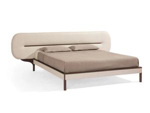 LIPS XL - Fabric double bed with upholstered headboard - Bed frame by Carpanese Home