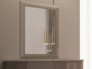 ARES GOLD - Rectangular framed wall-mounted mirror - Accessories by CASA +39