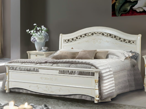 DIAMANTE - Wooden double bed - Bed frame by CASA +39