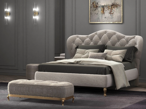FLY - Double bed with tufted headboard - Bed frame by CASA +39
