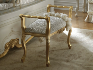 LA FENICE - Upholstered wooden bench - Bench by CASA +39