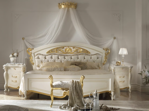 LA FENICE - Wooden double bed - Bed frame by CASA +39