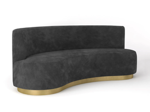 MATISSE - 3 seater curved fabric sofa - Sofa by CASA +39