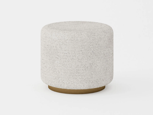 MATISSE - Round upholstered fabric pouf - Pouf by CASA +39
