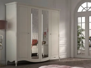 PRESTIGE 2 - Mirrored wooden wardrobe - wardrobe by CASA +39