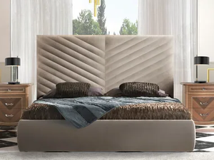 PRESTIGE 2 - Upholstered fabric king size bed - Bed frame by CASA +39