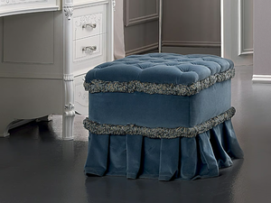 PRESTIGE - Square fabric pouf - Pouf by CASA +39