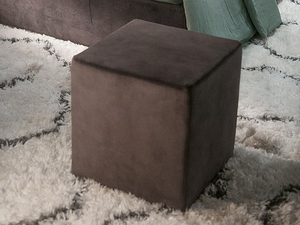 Square pouf - Upholstered square fabric pouf - Pouf by CASA +39