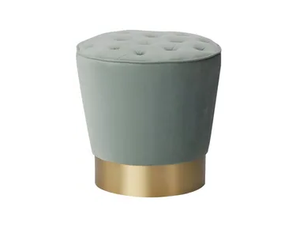 ECO - Tufted round fabric pouf - Pouf by Casa Magna