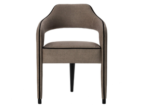 INVICTA - Open back fabric chair with armrests - Chair by Casa Magna