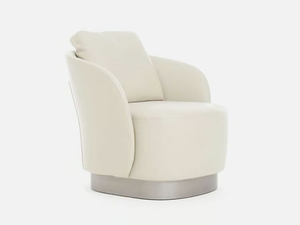 BONAMICO - Leather armchair with armrests - Armchair by Casa