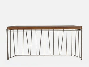 NERITON - Rectangular wooden console table - Console by Casa