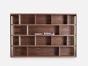 PILONE - Open wooden bookcase - Cabinet by Casa