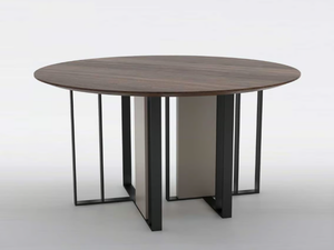 RAVELLO - Round wooden dining table - Table by Casa