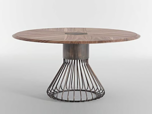 ROSOLINA - Round wooden dining table - Table by Casa