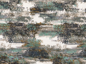 ABSTRACTION - Linen fabric with graphic pattern - Accessories by CASAMANCE