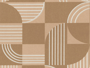ANNÉES 30 - Geometric washable nonwoven wallpaper - Wallpaper by CASAMANCE