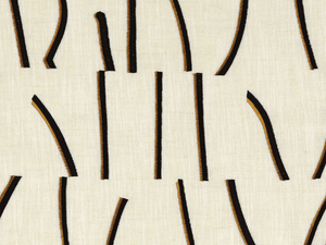 BEJUCO - Embroidered fabric with graphic pattern - Accessories by CASAMANCE