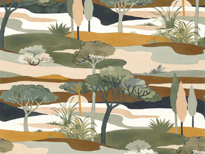 CAP FERRET - Landscape washable wallpaper - Wallpaper by CASAMANCE