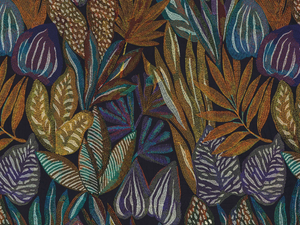 Cay - Embroidered cotton fabric with floral pattern - Upholstery fabric by CASAMANCE