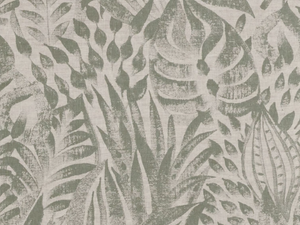 FOLIAGE - Screen printed printed linen wall fabric - Wallcovering by CASAMANCE