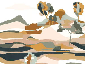 LE BASSIN - Landscape washable nonwoven wallpaper - Wallpaper by CASAMANCE