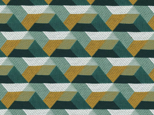 RAGTIME - Fire retardant satin fabric with graphic pattern - Accessories by CASAMANCE