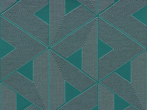 RASPAIL - Fire retardant satin fabric with graphic pattern - Accessories by CASAMANCE