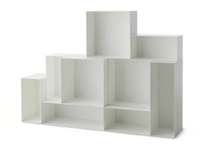 ALMA A TERRA - Open modular plate bookcase - Cabinet by Casamania & Horm