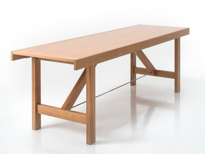 CAPRIATA - Rectangular oak table - Table by Casamania & Horm