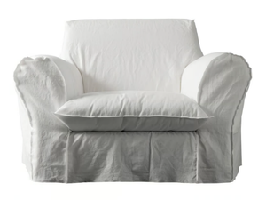 BIG - Fabric armchair with removable cover with armrests - Armchair by Casamilano