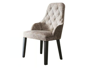 DIANA - Tufted upholstered fabric chair - Chair by Casamilano
