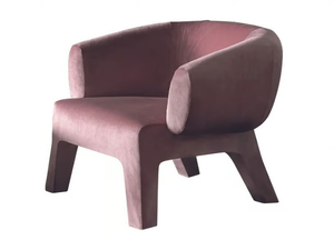 LOLA - Fabric armchair with armrests - Armchair by Casamilano