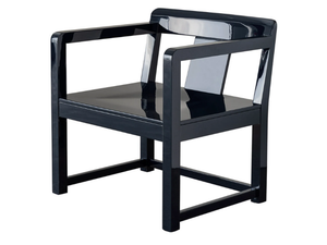 MING - Beech easy chair with armrests - Armchair by Casamilano