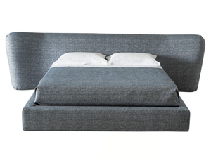 ROYALE - Fabric double bed with upholstered headboard - Bed frame by Casamilano