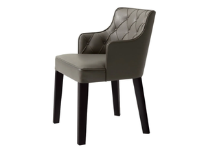 ROYALE - Tufted upholstered fabric chair - Chair by Casamilano