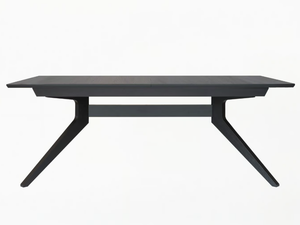 CROSS - Extending rectangular black stain table - Table by Case